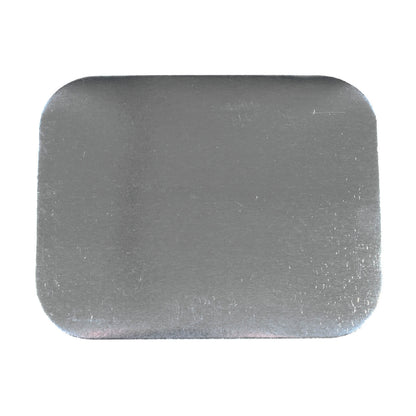 5.7" x 4.8" Aluminum Tray and Cardboard Lid