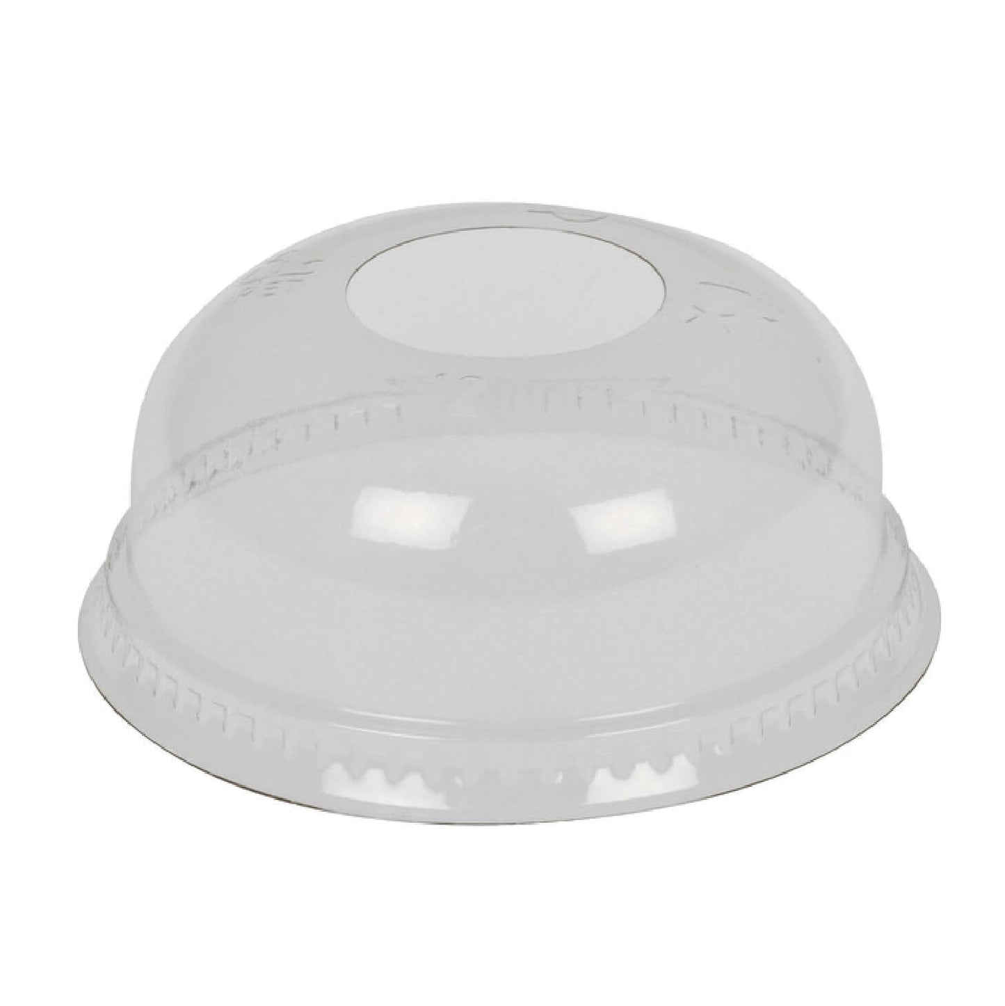 3.1" PET Lid for Cold Cup Dome with Opening