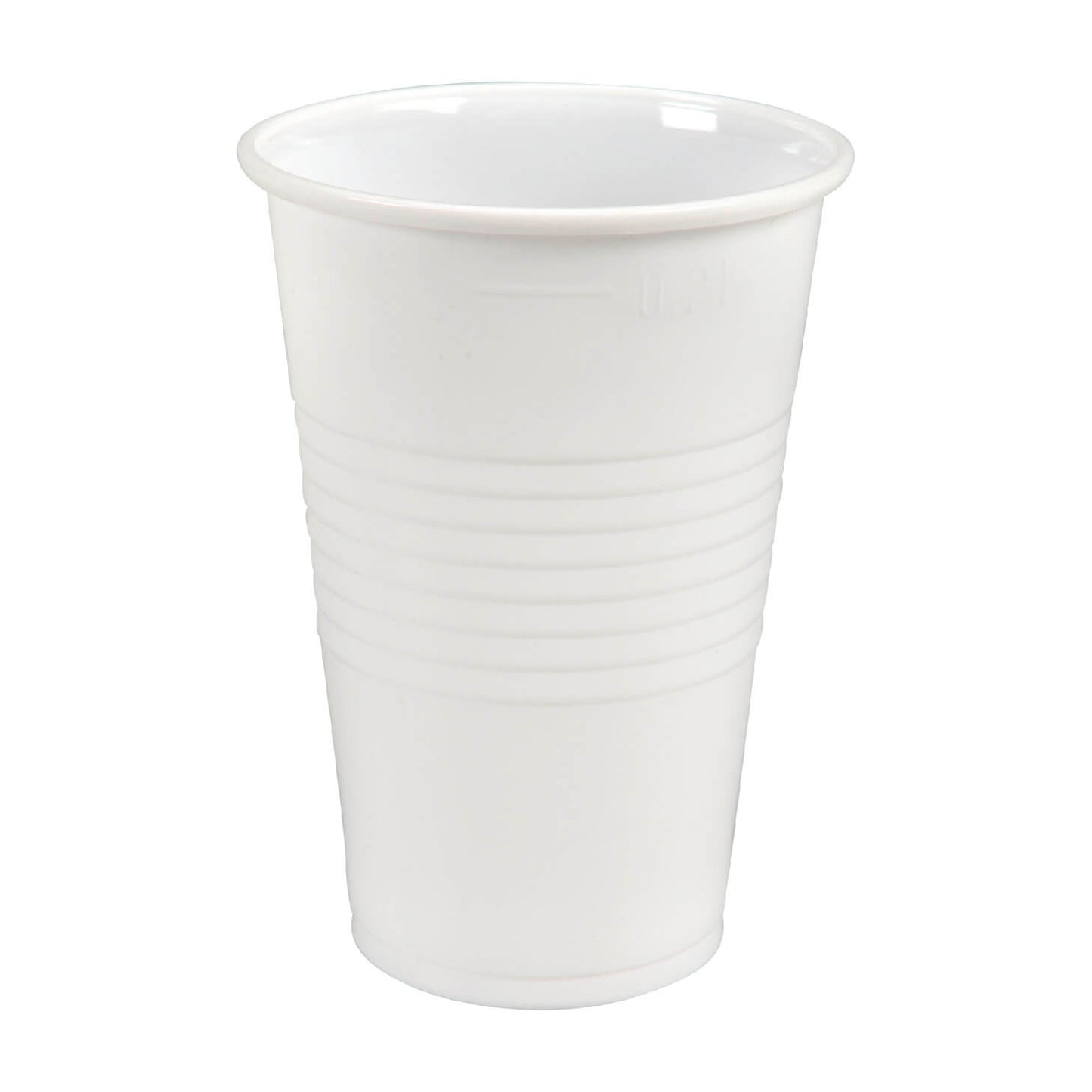 8oz PP Cold Drinking Cup White