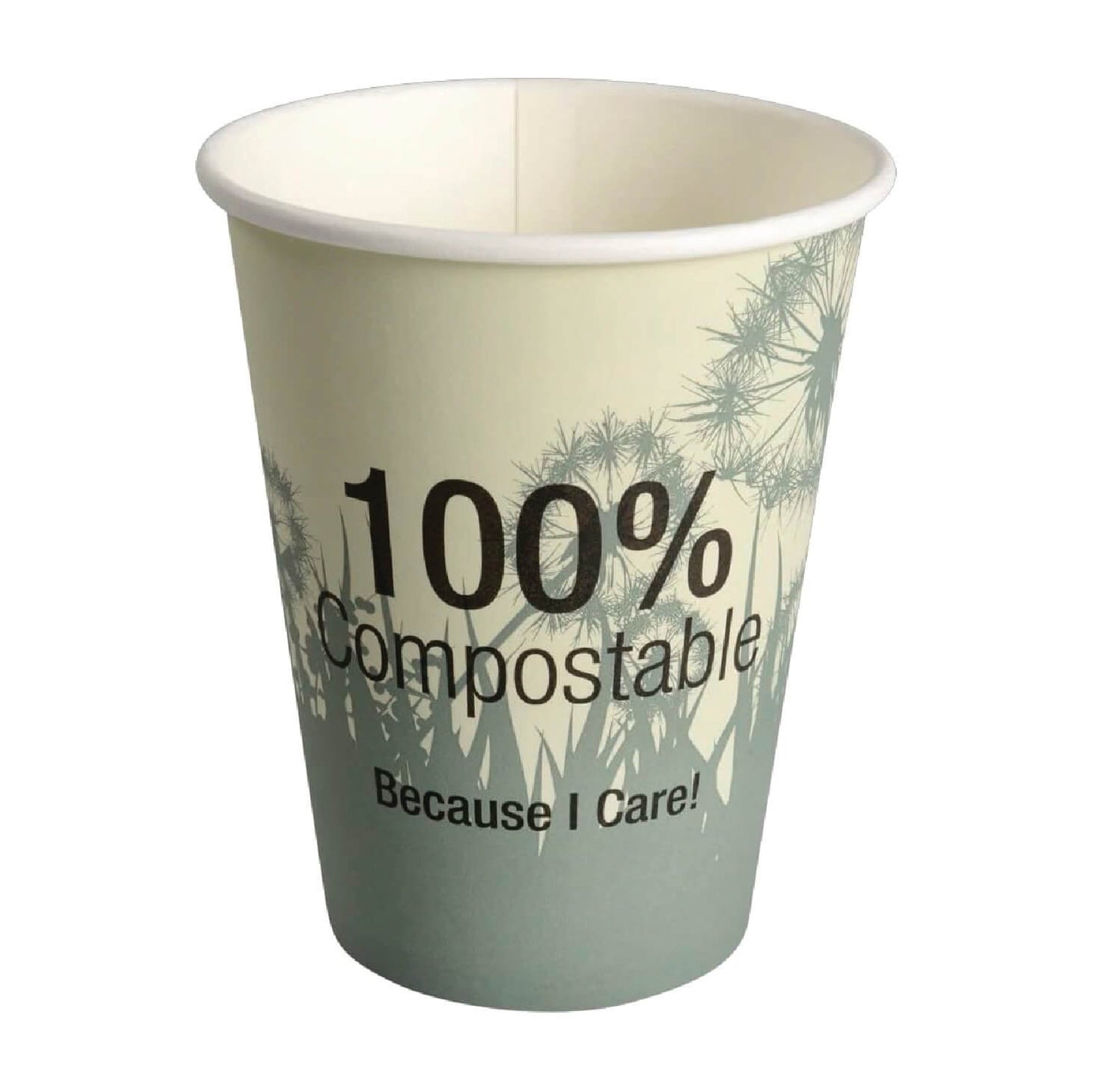 13oz Compostable CPLA Multi-Color Hot Cup and Lid