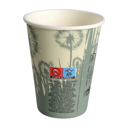 13oz Compostable CPLA Multi-Color Hot Cup and Lid