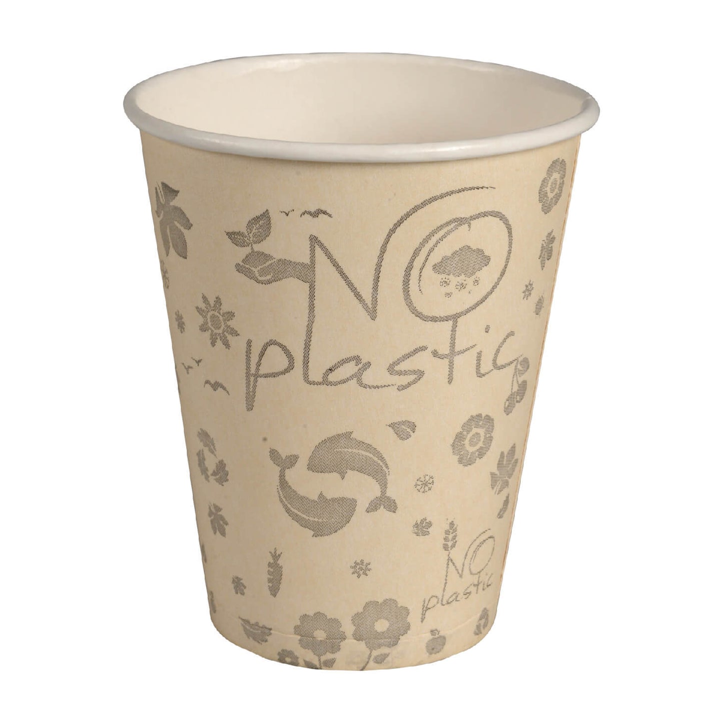 8oz Plastic-Free Water-based Coating Hot Cup