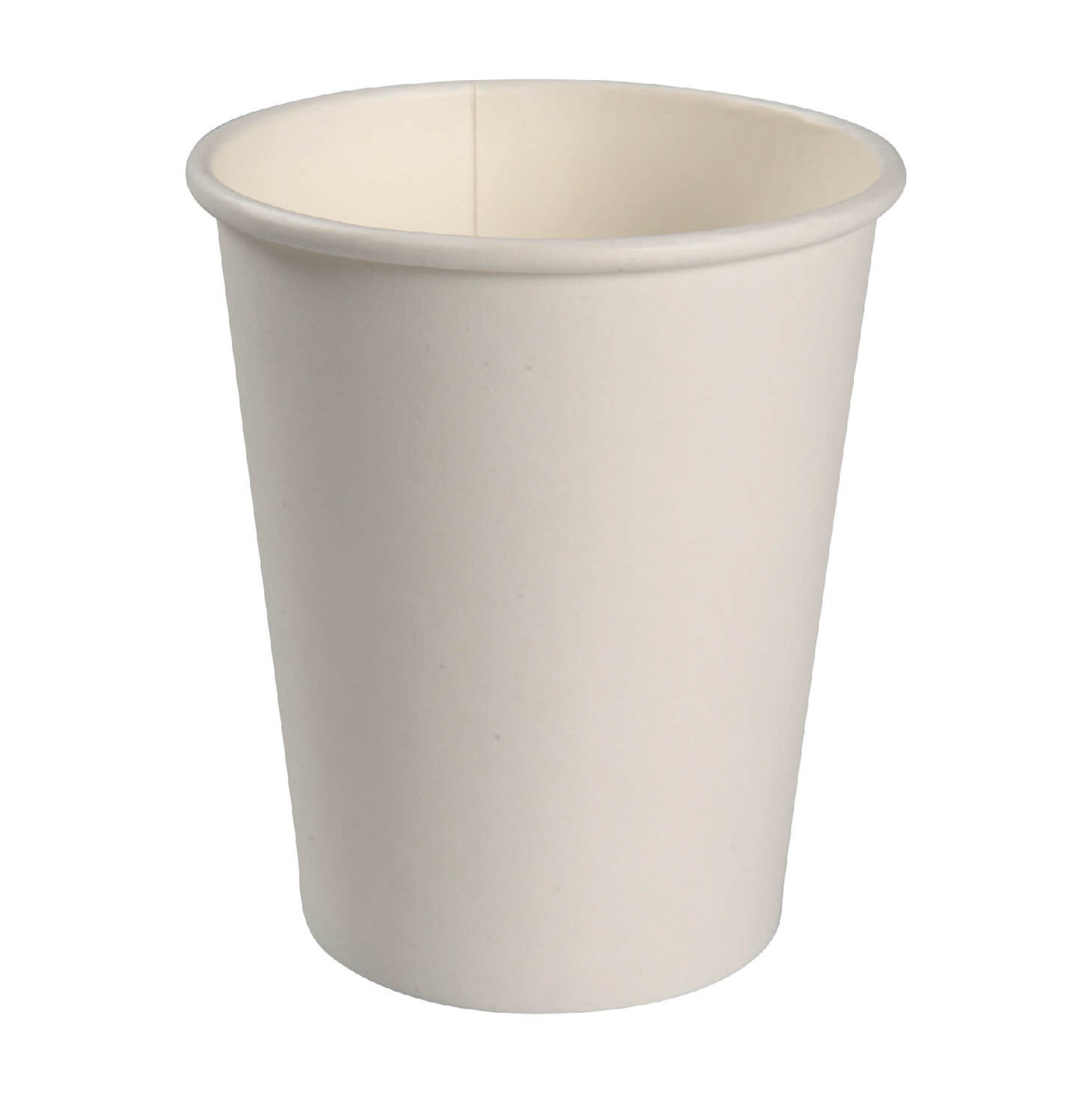 8oz Premium White Coffee Cup and Lid