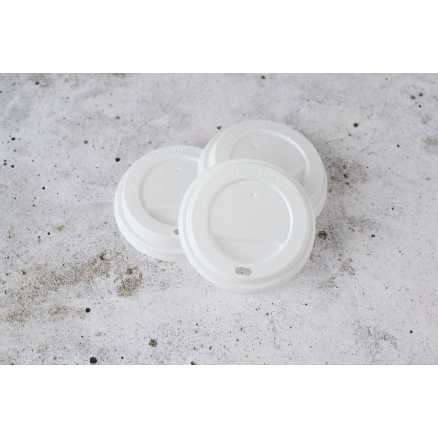 3.1” Compostable Sip-through CPLA Lid for 8oz Hot Cups