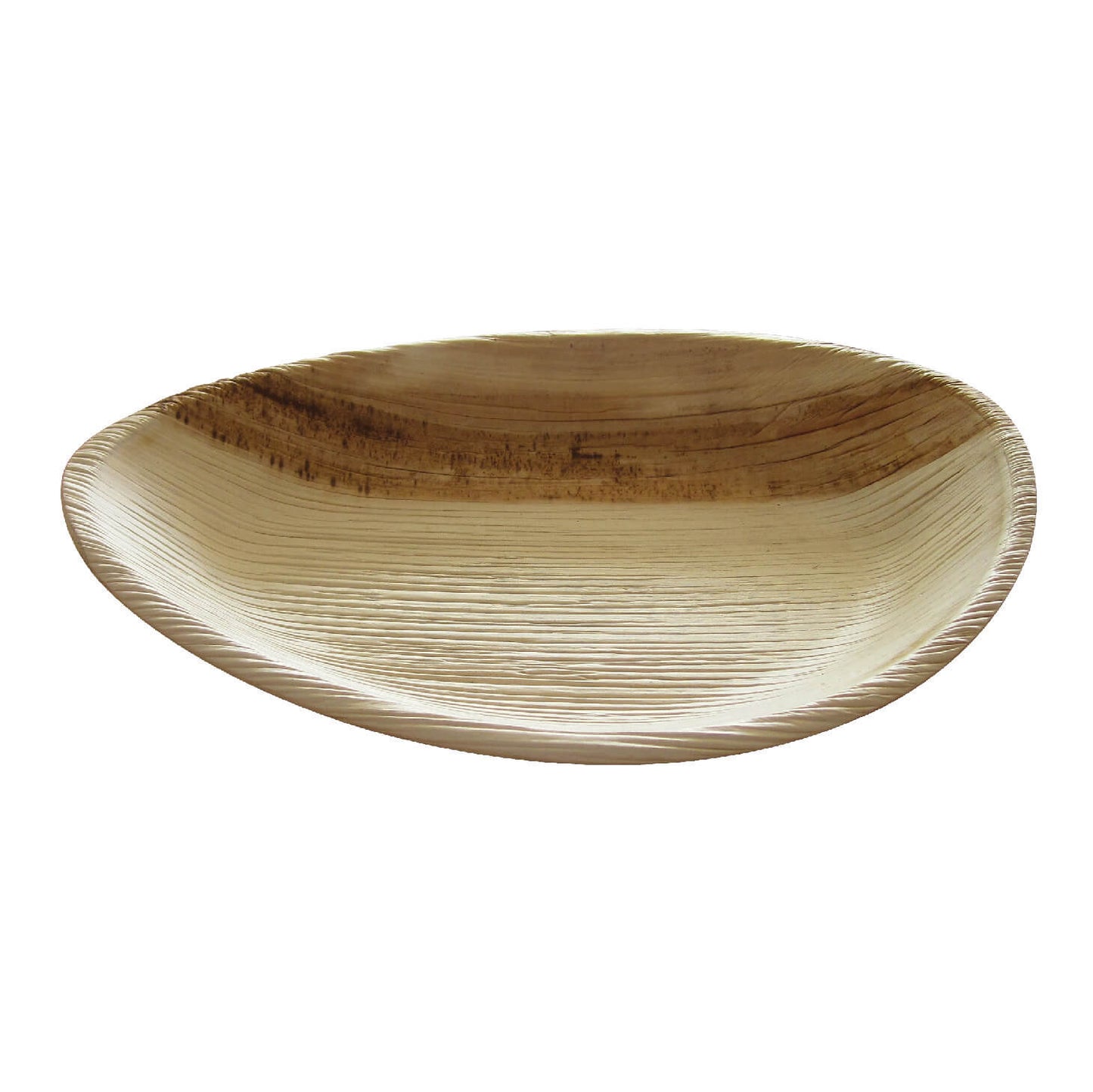 7.5" x 4.9" Compostable Oval Palm Leaf Plate