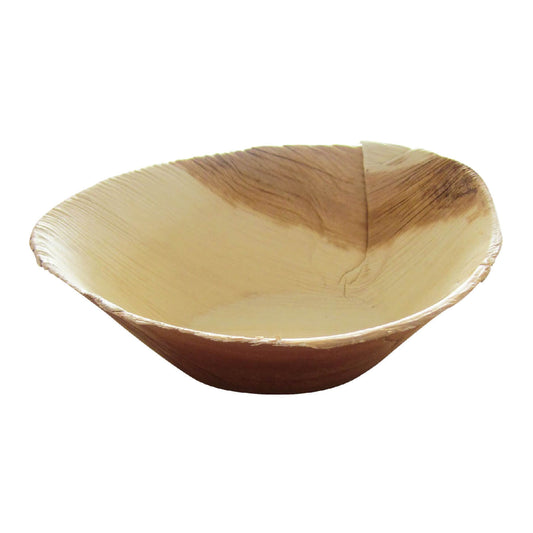 6.3" x 4.3" Compostable Oval Palm Leaf Bowl