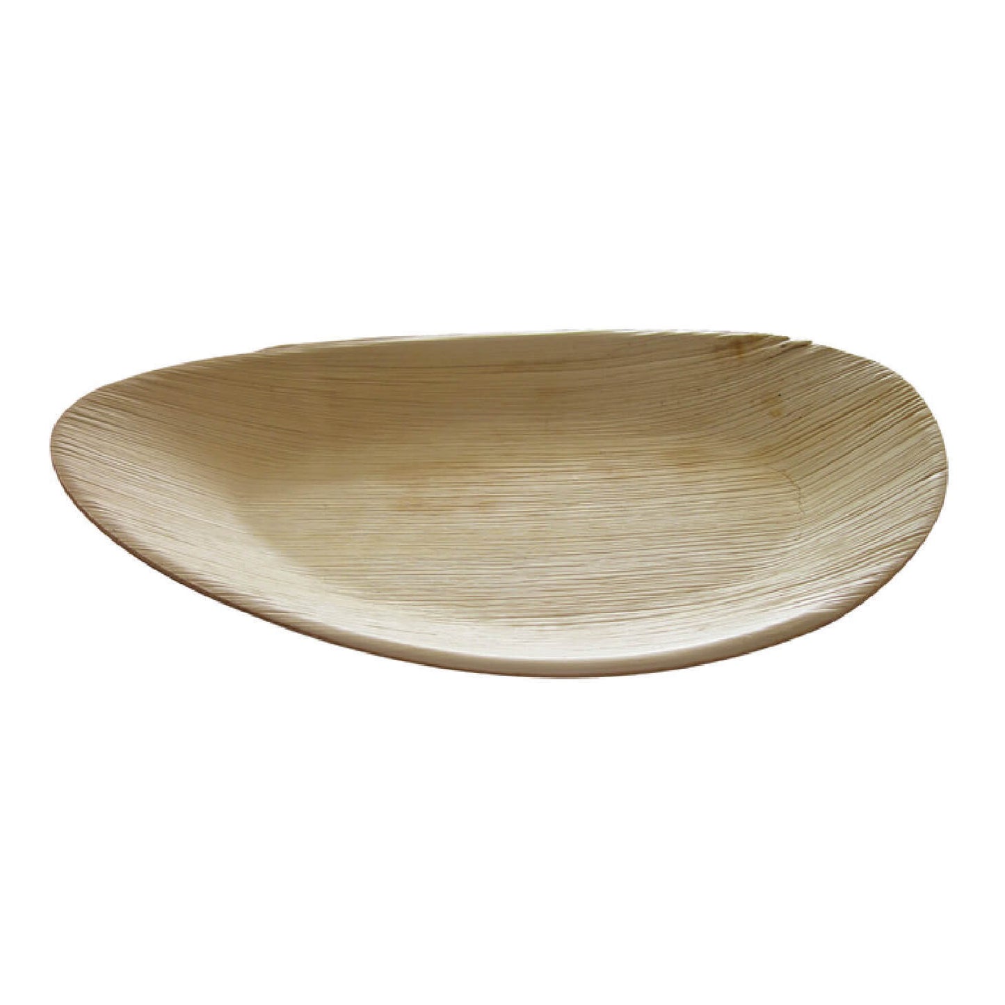 12.2" x 7.1" Compostable Oval Palm Leaf Plate