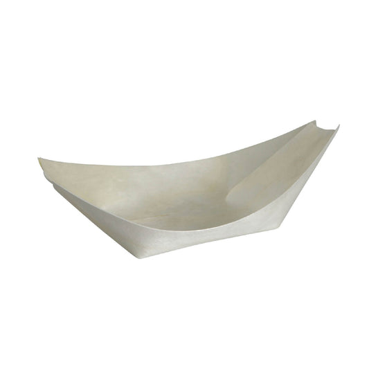 5.7" x 3.4" x 0.8" Compostable Eco-certified Wooden Boat