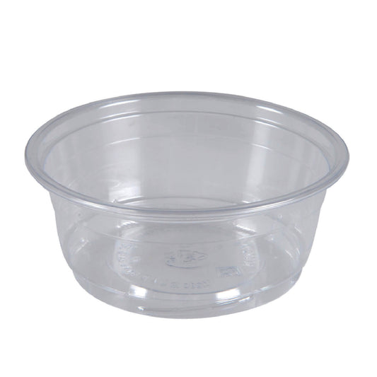 3.4oz TowerPac RPET Plastic Container and Lid