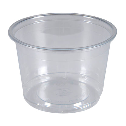 6.8oz TowerPac RPET Plastic Container and Lid